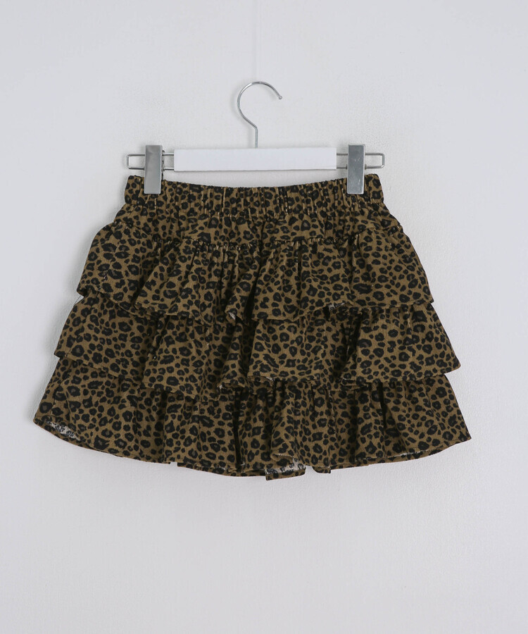 レオパードティアードミニスカート｜ミニスカート｜韓国ファッション