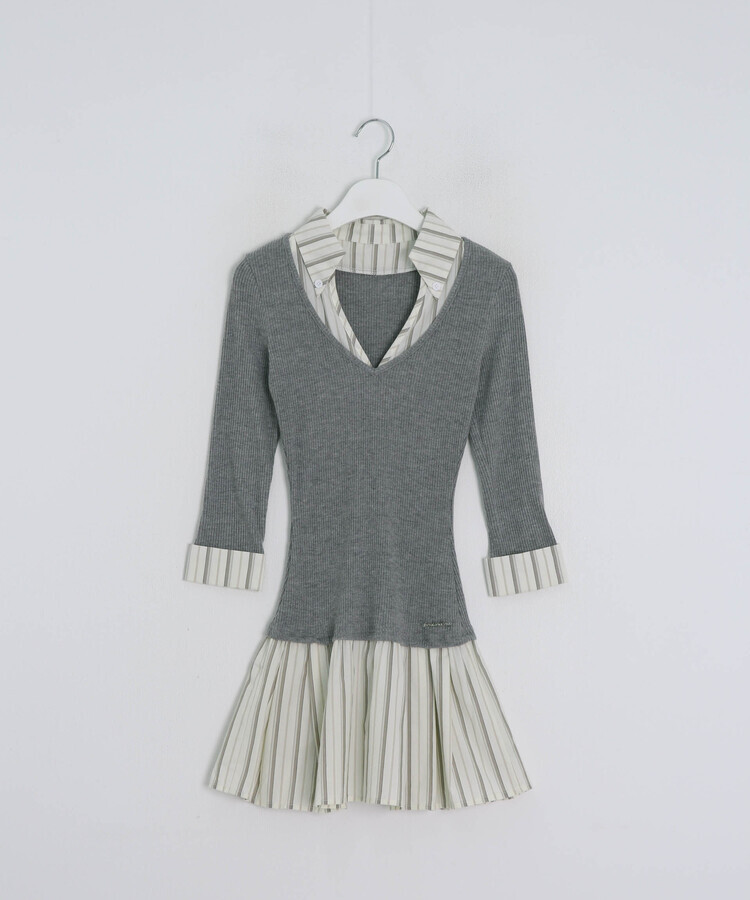 レイヤードミニワンピース