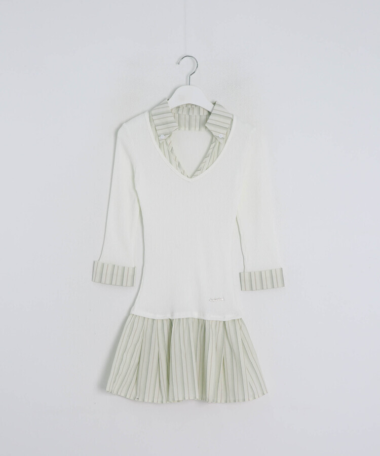 レイヤードミニワンピース