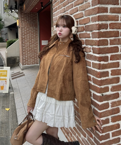 플리츠 캉캉 밴딩 미니 스커트 아이보리