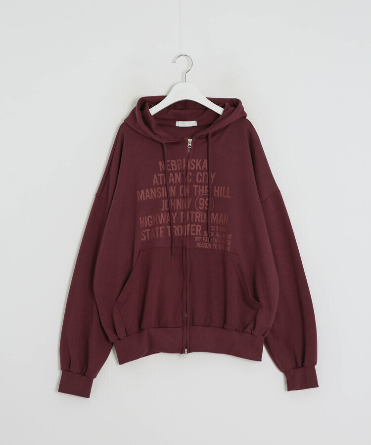 오버핏 애틀랜틱 후드집업