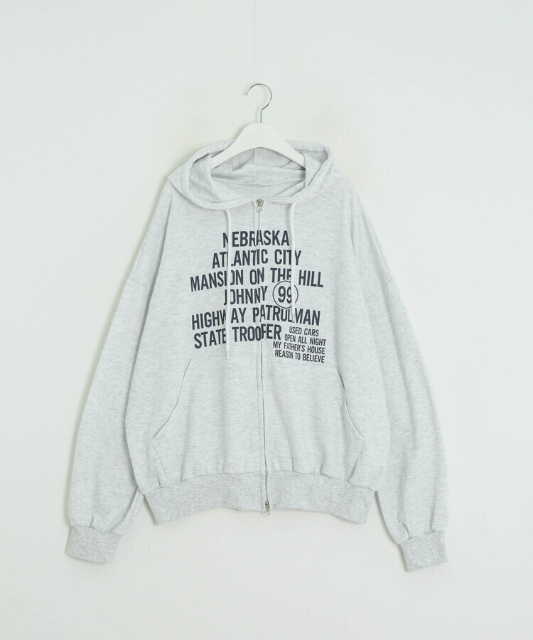 오버핏 애틀랜틱 후드집업