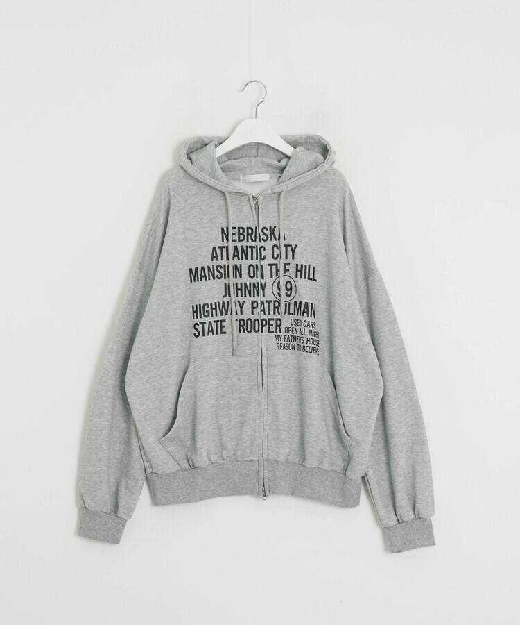 오버핏 애틀랜틱 후드집업