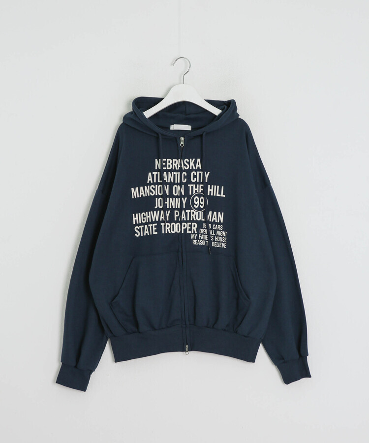 오버핏 애틀랜틱 후드집업