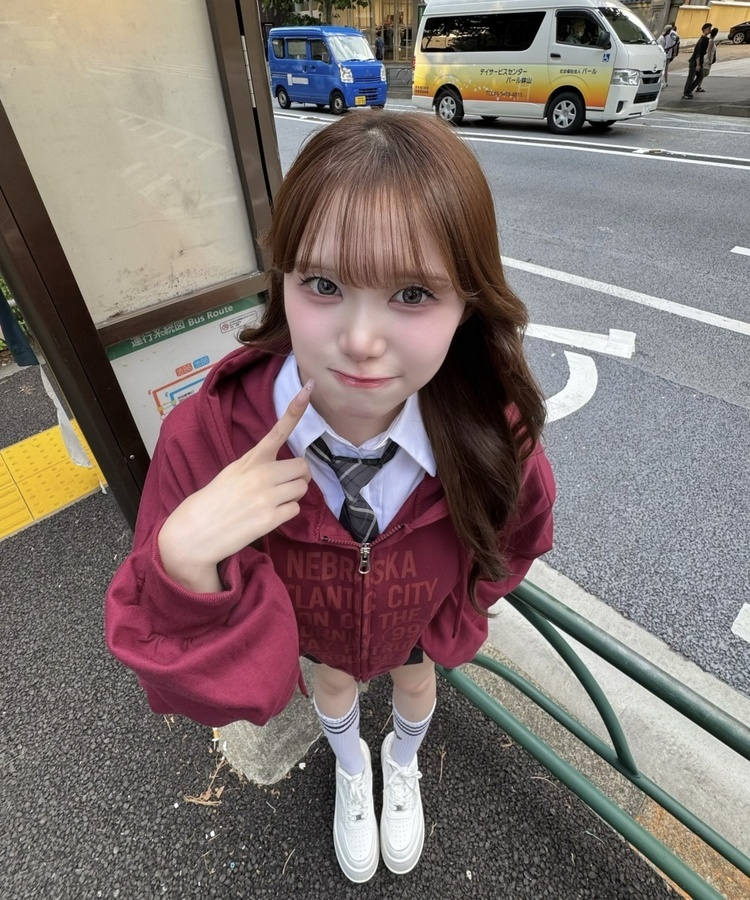 오버핏 애틀랜틱 후드집업 레드