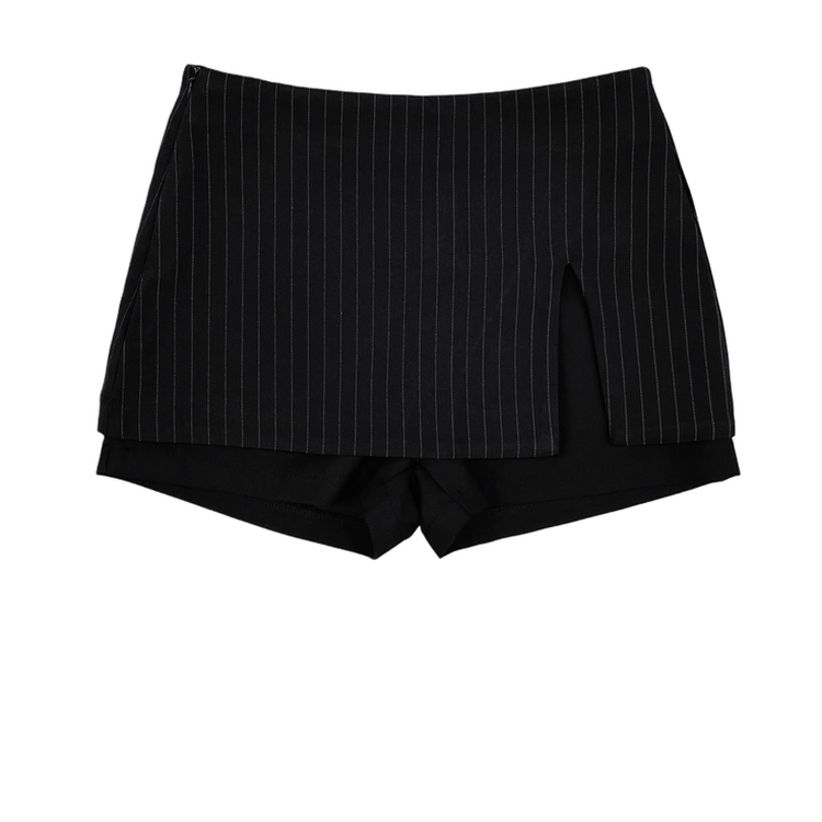 ストライプミニスカートパンツ