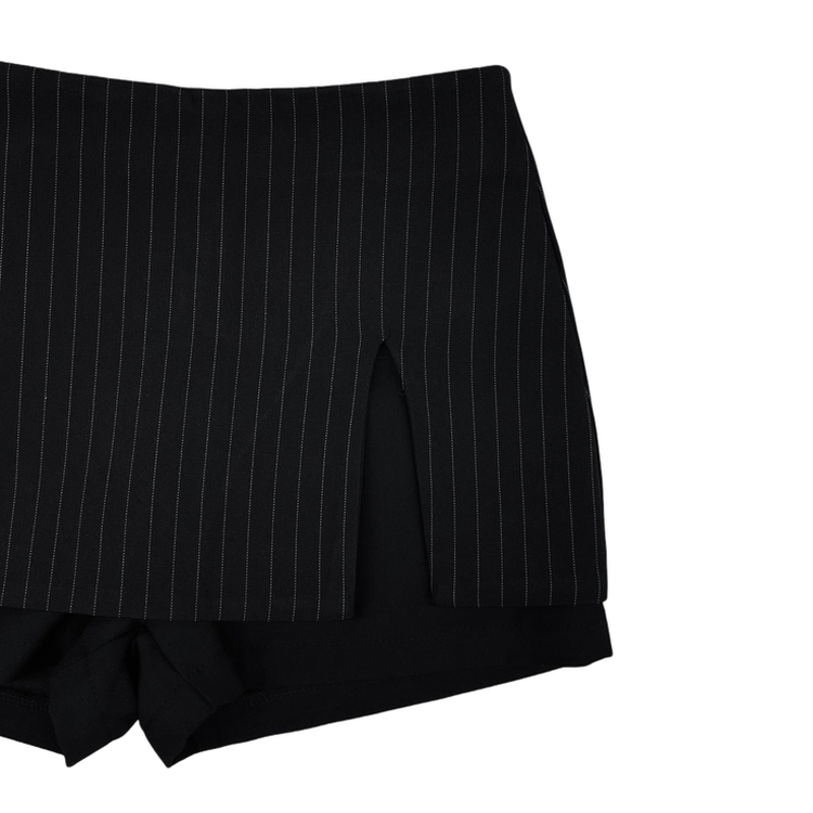 ストライプミニスカートパンツ