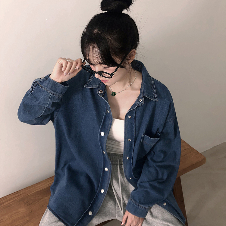 N-329 JONNY P ミヤギヒデタカ デニムシャツ オーバーサイズ F