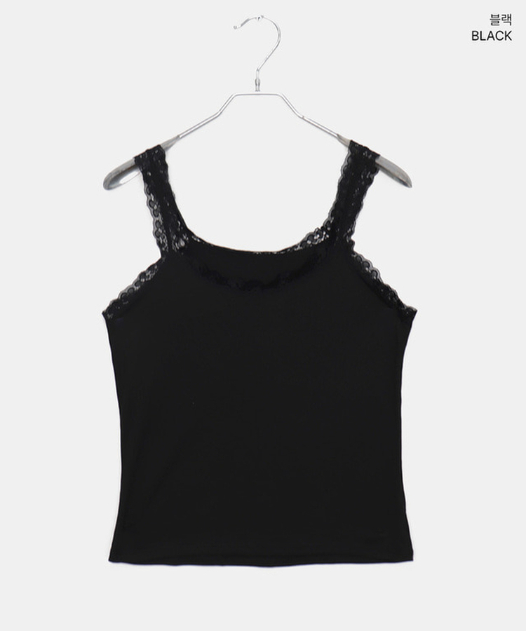 レーススリムキャミソール(5color)