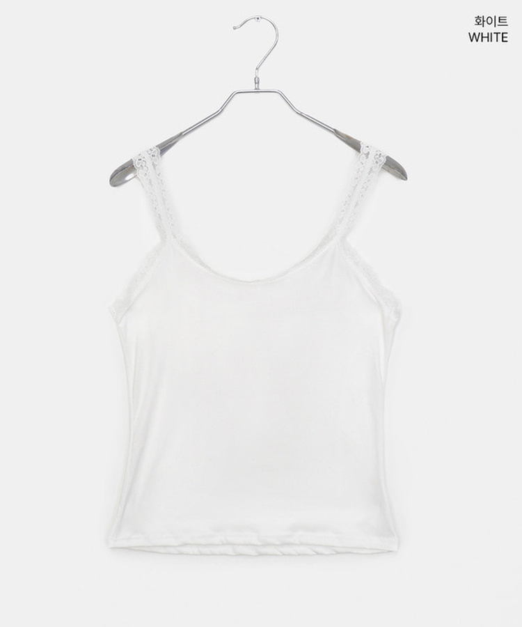 レーススリムキャミソール(5color)