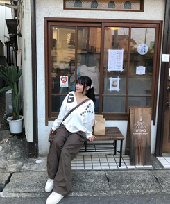 GYロゴフードジップアップ IVORY