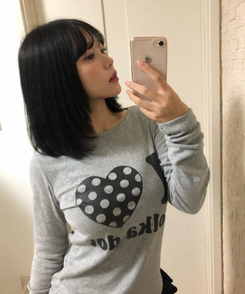 アイラブドットスリムTシャツ MELANGE