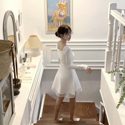 アンバランスシフォンワンピース IVORY