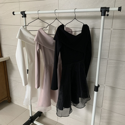 アンバランスシフォンワンピース