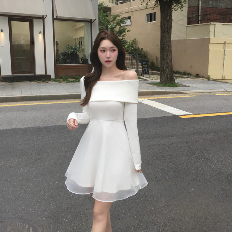 アンバランスシフォンワンピース IVORY