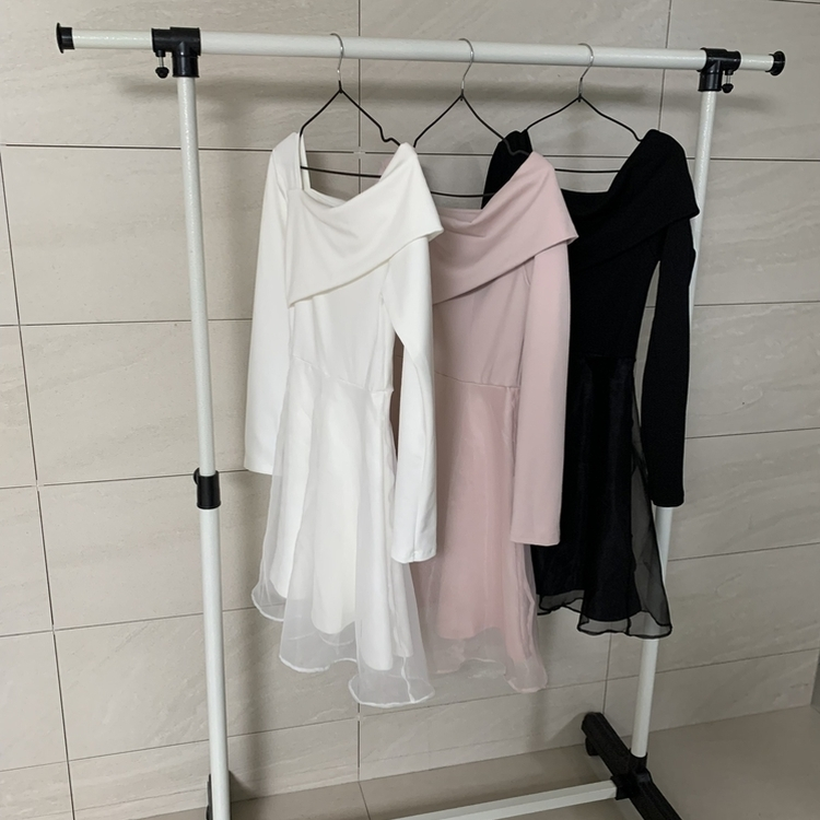 アンバランスシフォンワンピース