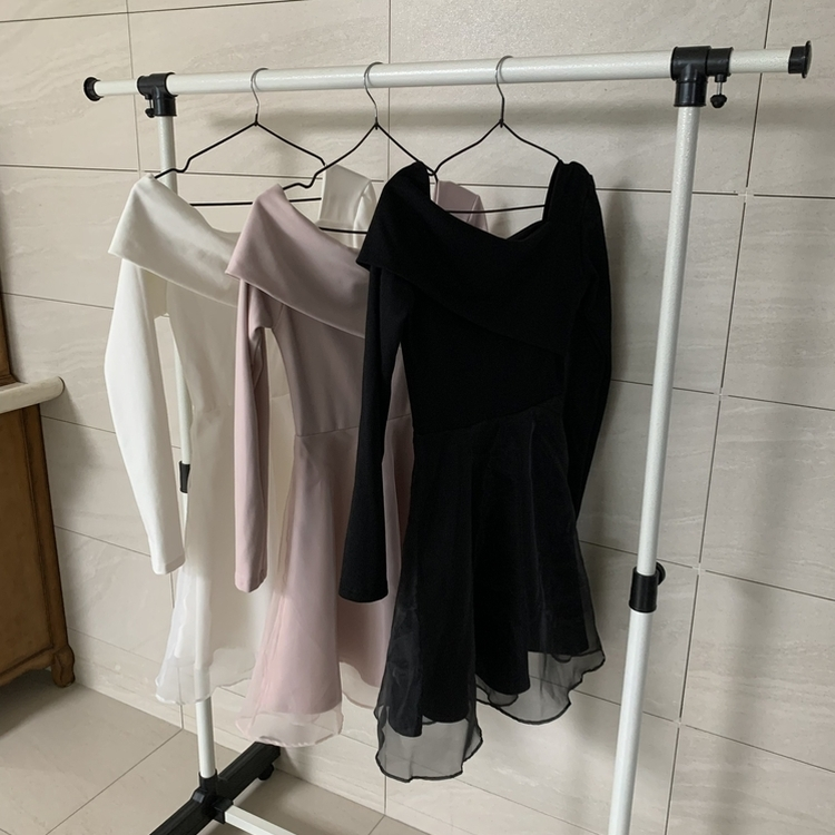 アンバランスシフォンワンピース