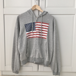 ビンテージUSAフードジップアップ(5color)