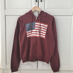 ビンテージUSAフードジップアップ(5color)