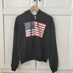 ビンテージUSAフードジップアップ(5color)