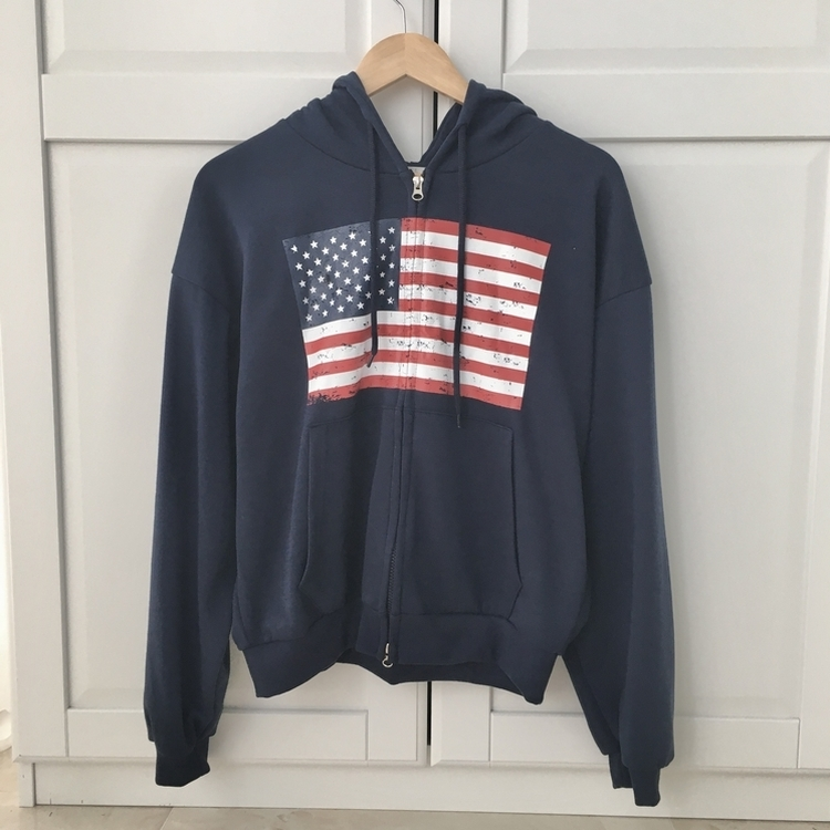 ビンテージUSAフードジップアップ(5color)