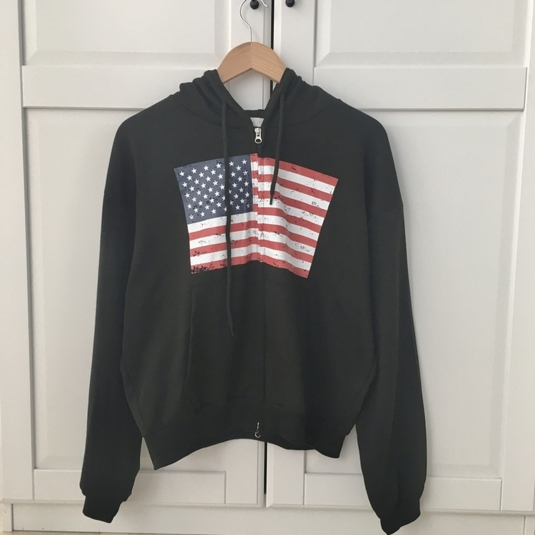 ビンテージUSAフードジップアップ(5color)