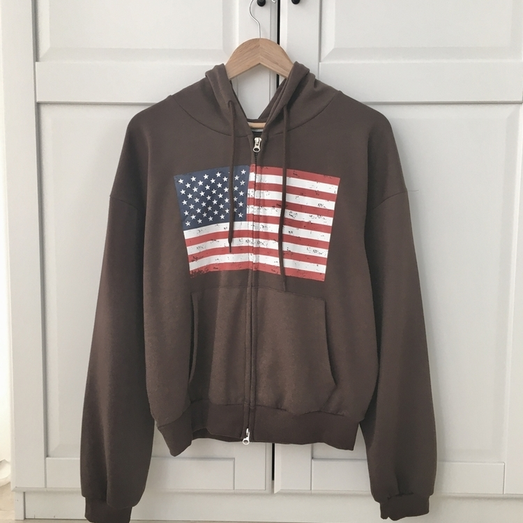 ビンテージUSAフードジップアップ(5color)