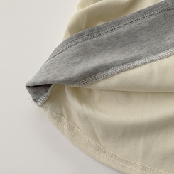 투픽 라운드 버튼 펜던트 버튼 레이어드 단추 긴팔 티셔츠