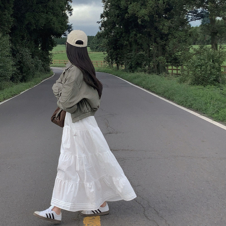 エンジェルマキシロングスカート IVORY