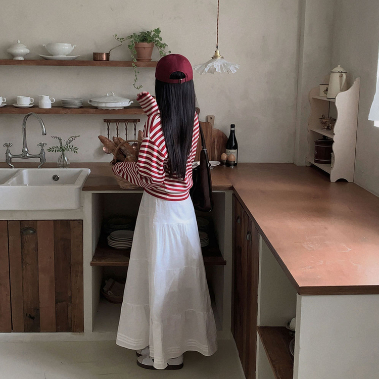 エンジェルマキシロングスカート IVORY