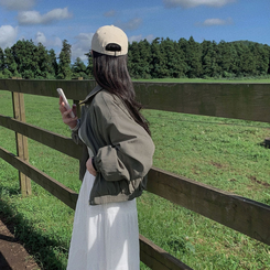 누가봐도 고퀄리티 블루종 크롭 루즈핏 블루종 자켓 점퍼 카키