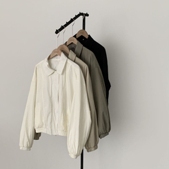 누가봐도 고퀄리티 블루종 크롭 루즈핏 블루종 자켓 점퍼