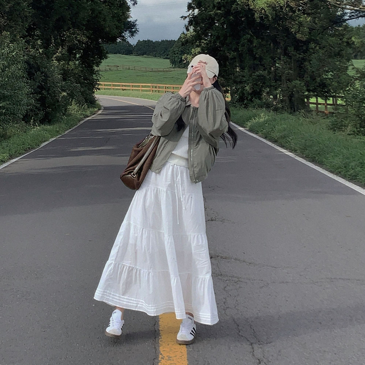 누가봐도 고퀄리티 블루종 크롭 루즈핏 블루종 자켓 점퍼 카키