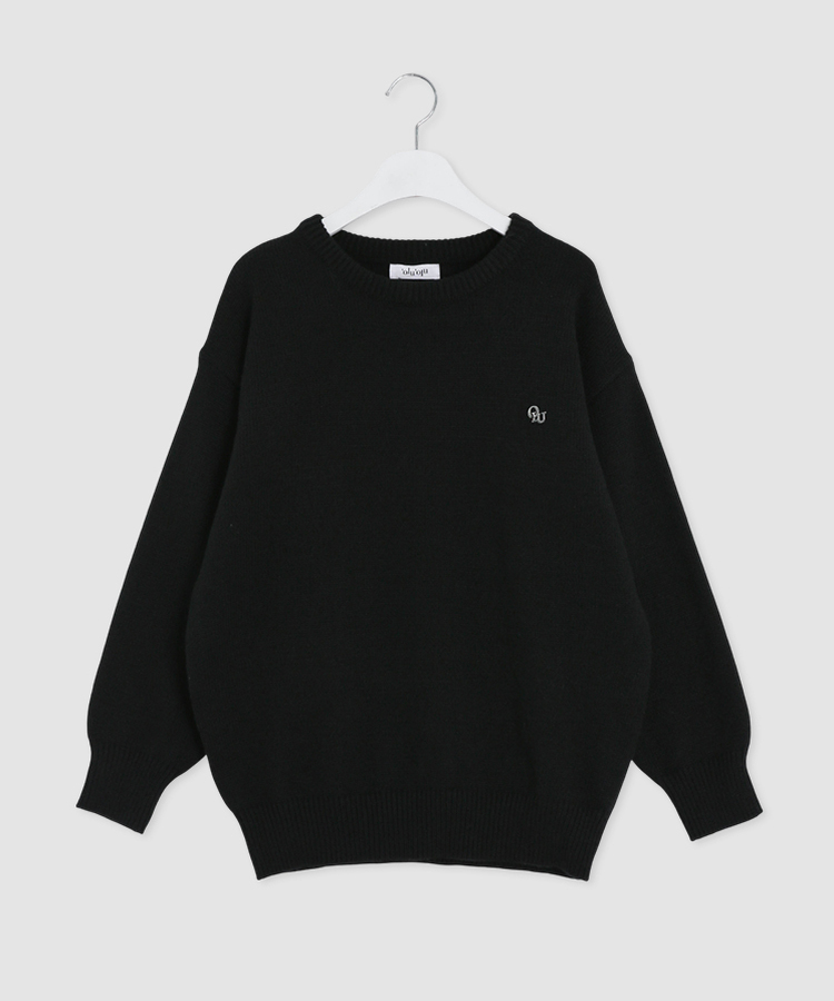 【単独制作/特価】oluデイリーラウンドネック、Vネック2種ニット