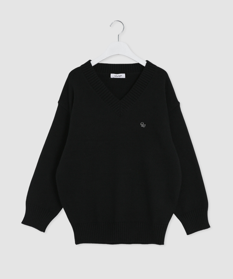 【単独制作/特価】oluデイリーラウンドネック、Vネック2種ニット