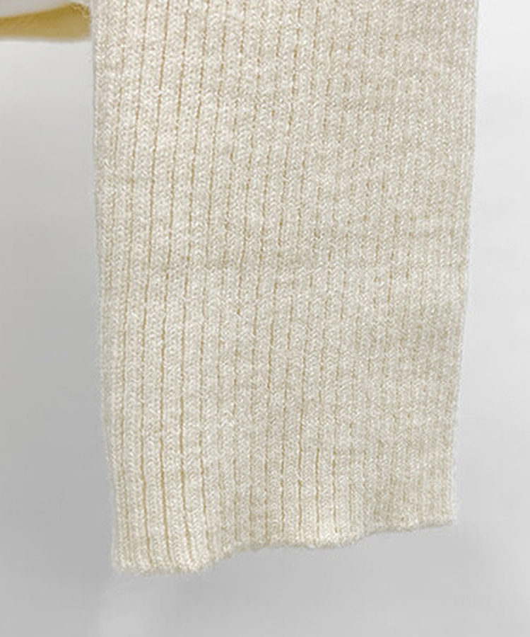 소르 여리 슬림 브이 니트