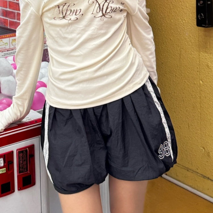 98 레이스 벌룬 팬츠 블랙