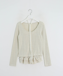 【SET】ドットキャミソール+カーディガン