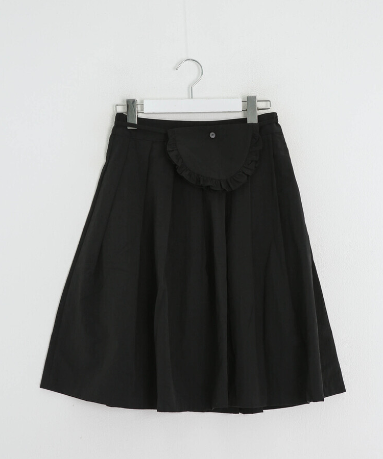 【SET】フリルミディスカート+ウエストポーチ