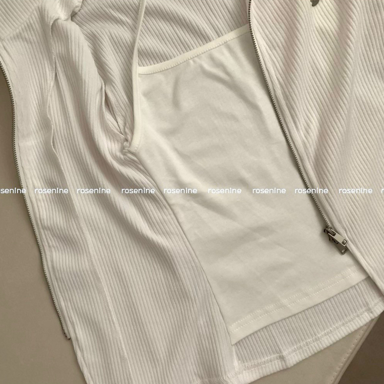 리즈 골지 긴팔 카라 집업 투웨이 긴팔티 상의 아우터 가디건 가을 가을옷 봄 봄옷 롱슬리브 홀터넥