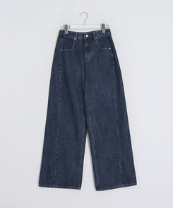 【丈別】ベーシックワイドデニムパンツ