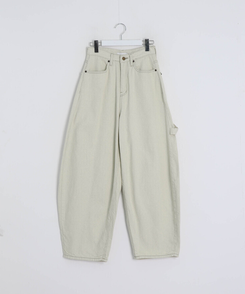 【PREMIUM】刺繍ロングコットンパンツ