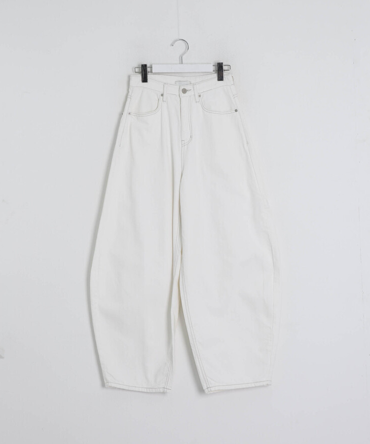 【PREMIUM】刺繍ロングコットンパンツ