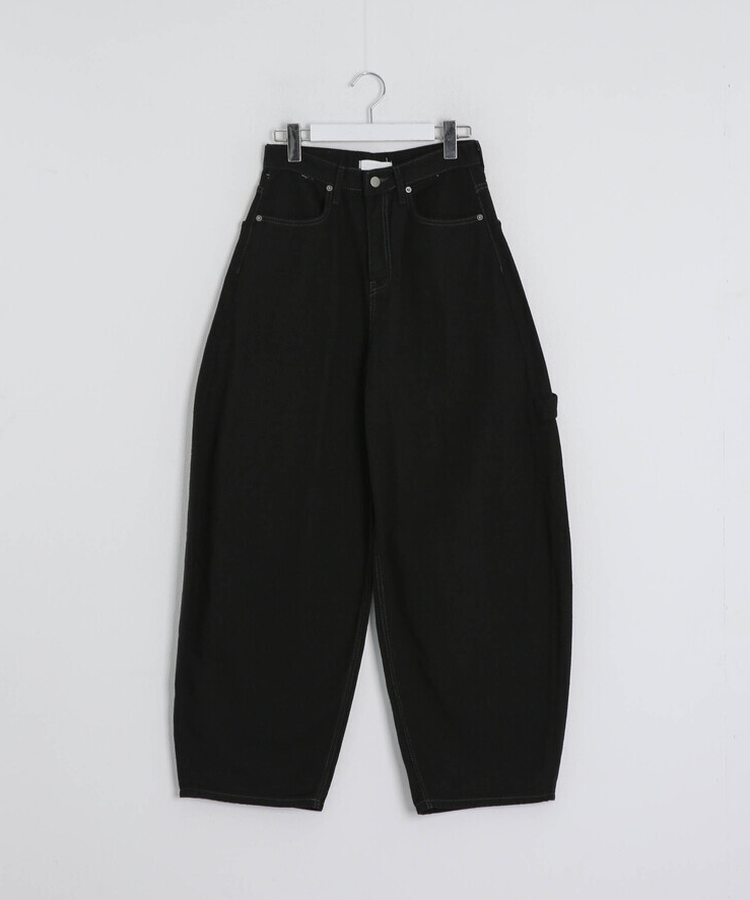 【PREMIUM】刺繍ロングコットンパンツ