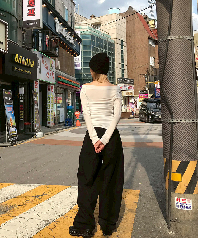 アイレットビーニー BLACK