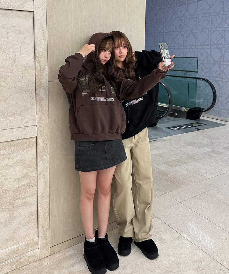 【丈別】ワイドコットンパンツ BEIGE