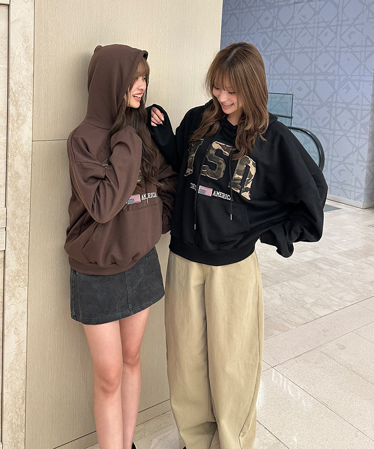 【丈別】ワイドコットンパンツ BEIGE