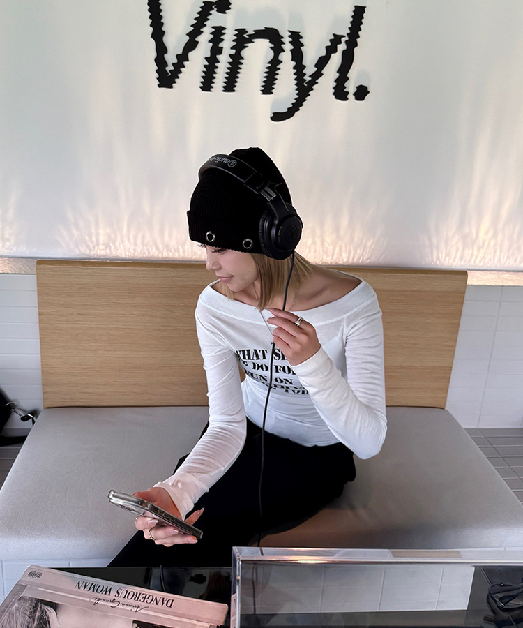 【丈別】ワイドコットンパンツ BLACK