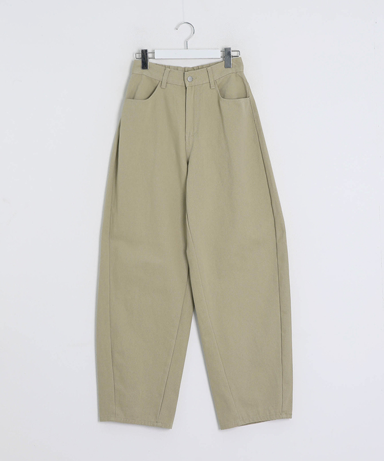 【丈別】ワイドコットンパンツ