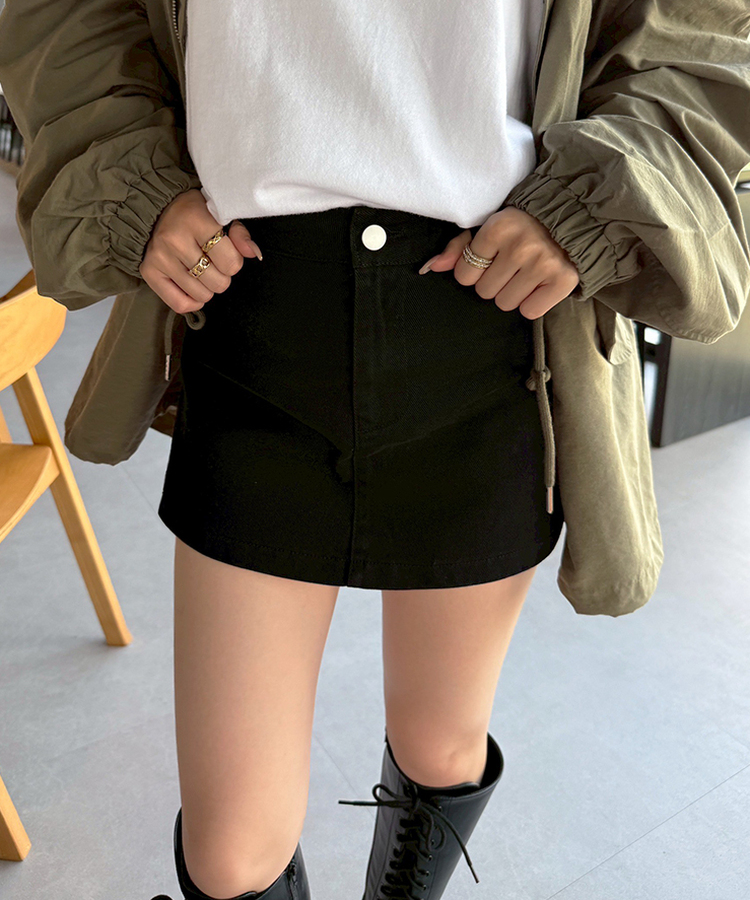 サイドスリットミニスカート｜ミニスカート｜韓国ファッション